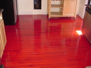 Cherry hardwood floor restore, Long Island NY