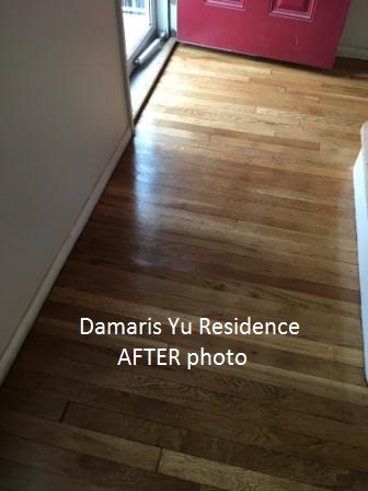 hardwood floor refinish photos before after