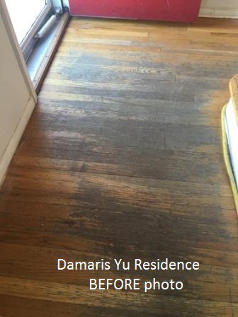 hardwood floor refinish photos before after