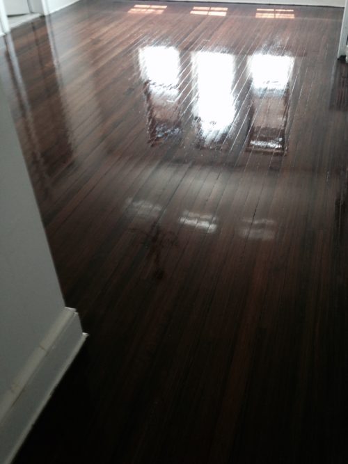 Hardwood floor job done right